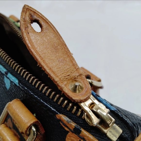 Authentic LOUIS VUITTON Multicolor Mini Sac HL Speedy in Black. - Picture 13 of 16